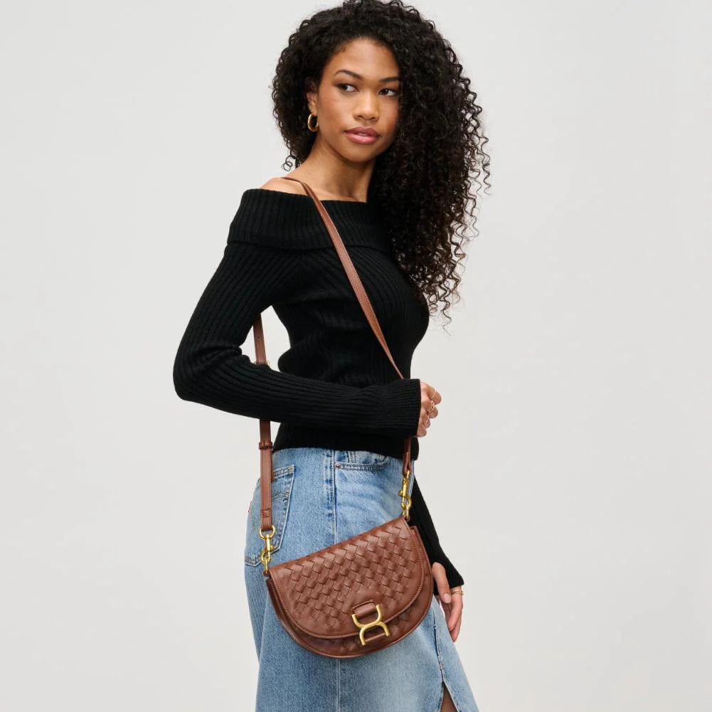 Alise Crossbody, Light Chocolate