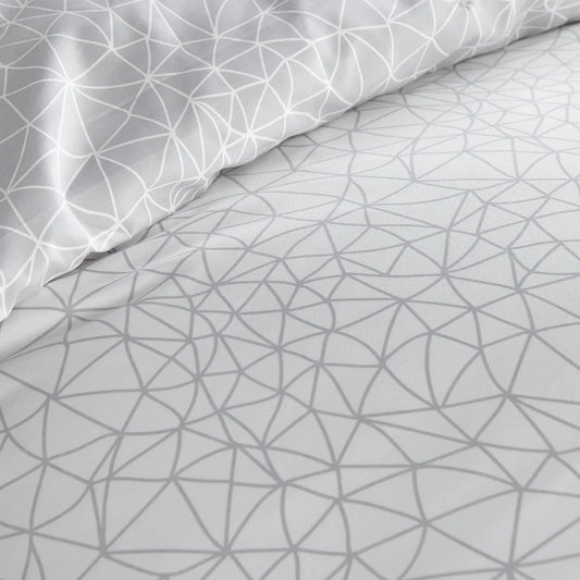 Freeform Reversible Comforter Set, Grey