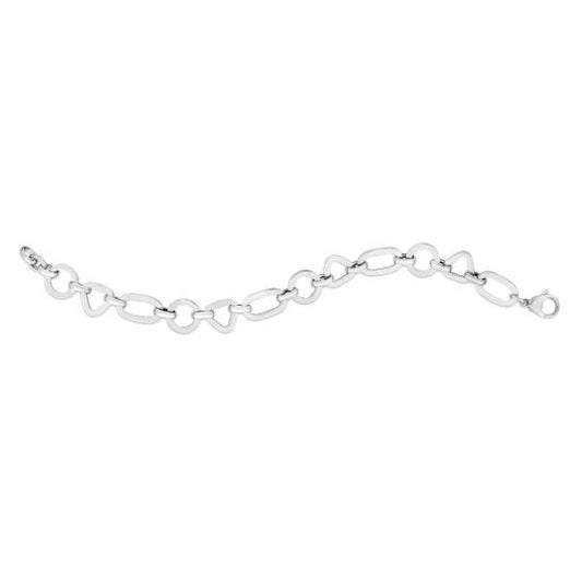 Geometric Link Chain Bracelet