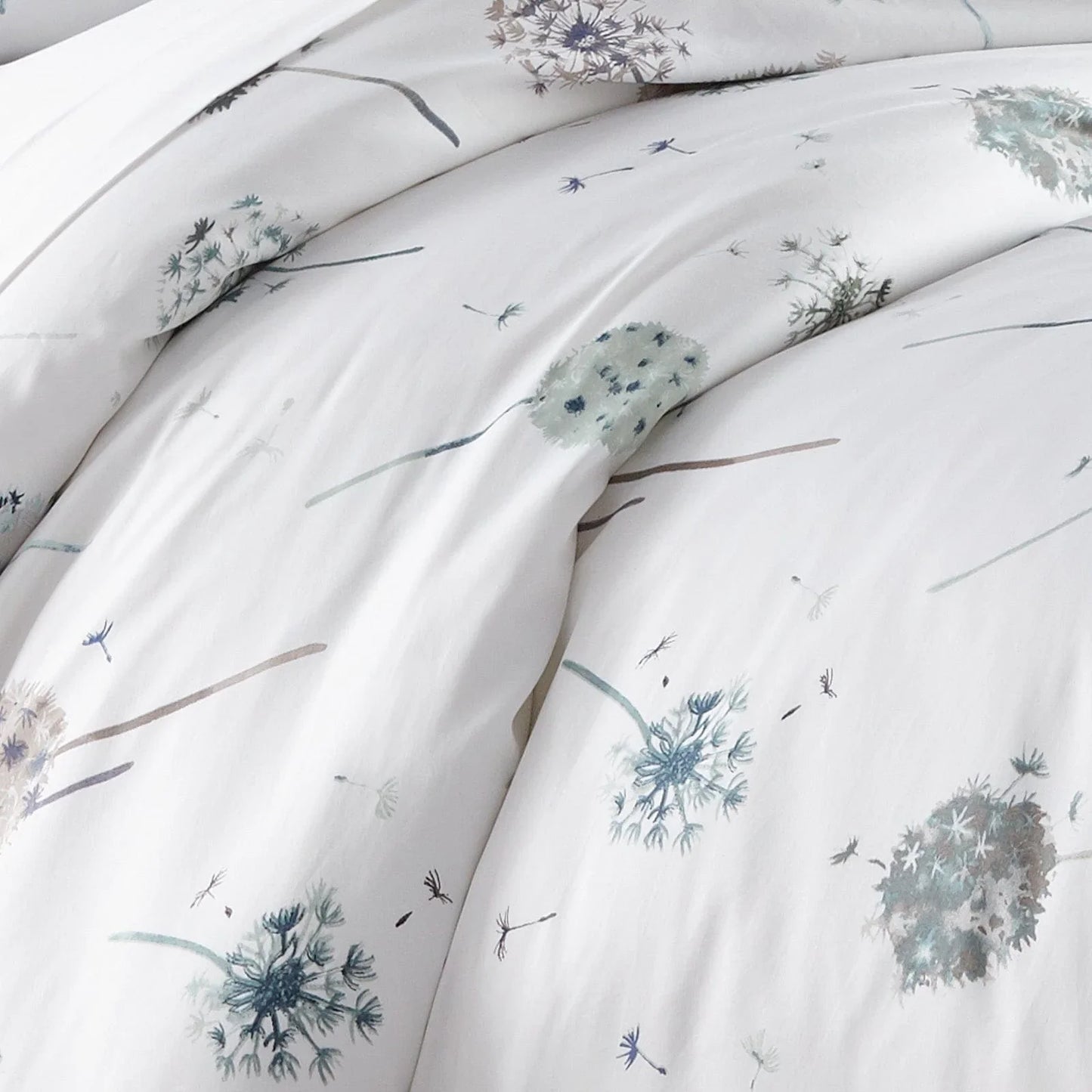 Dreamy Dandelion Duvet Cover Set, White