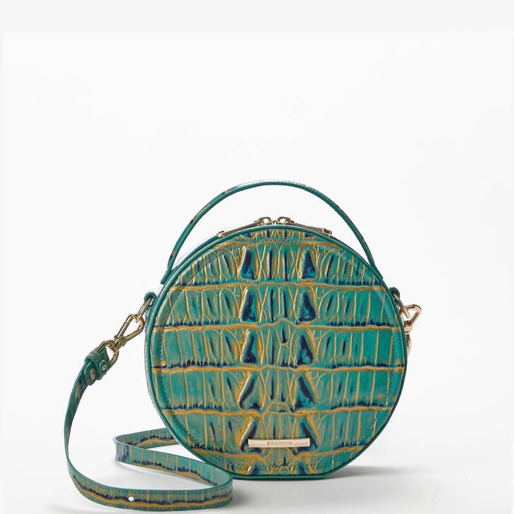 Brahmin Estuary Collection Lane Crossbody, Parakeet