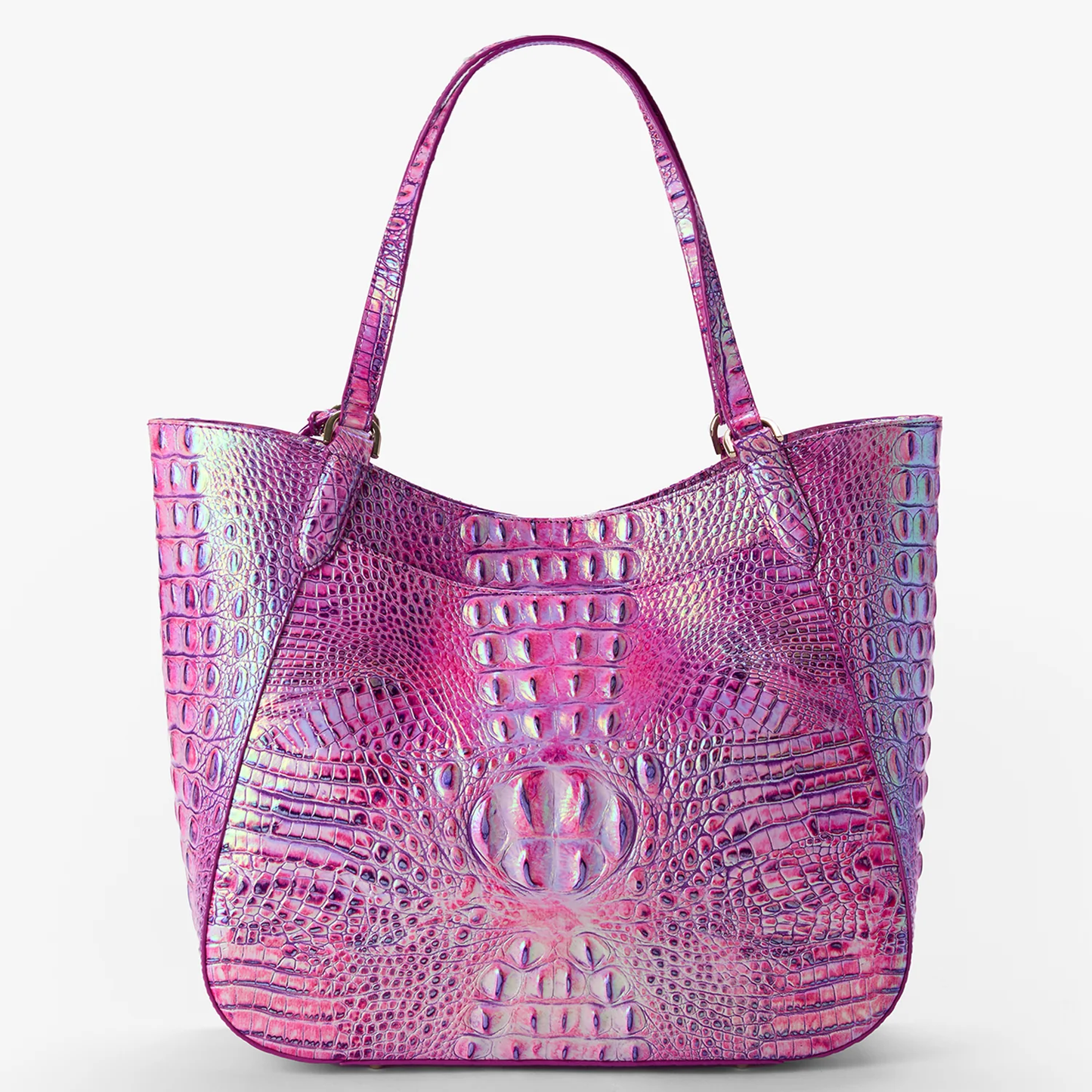 Brahmin Melbourne Collection Aliza Tote Bag, Purple Iris