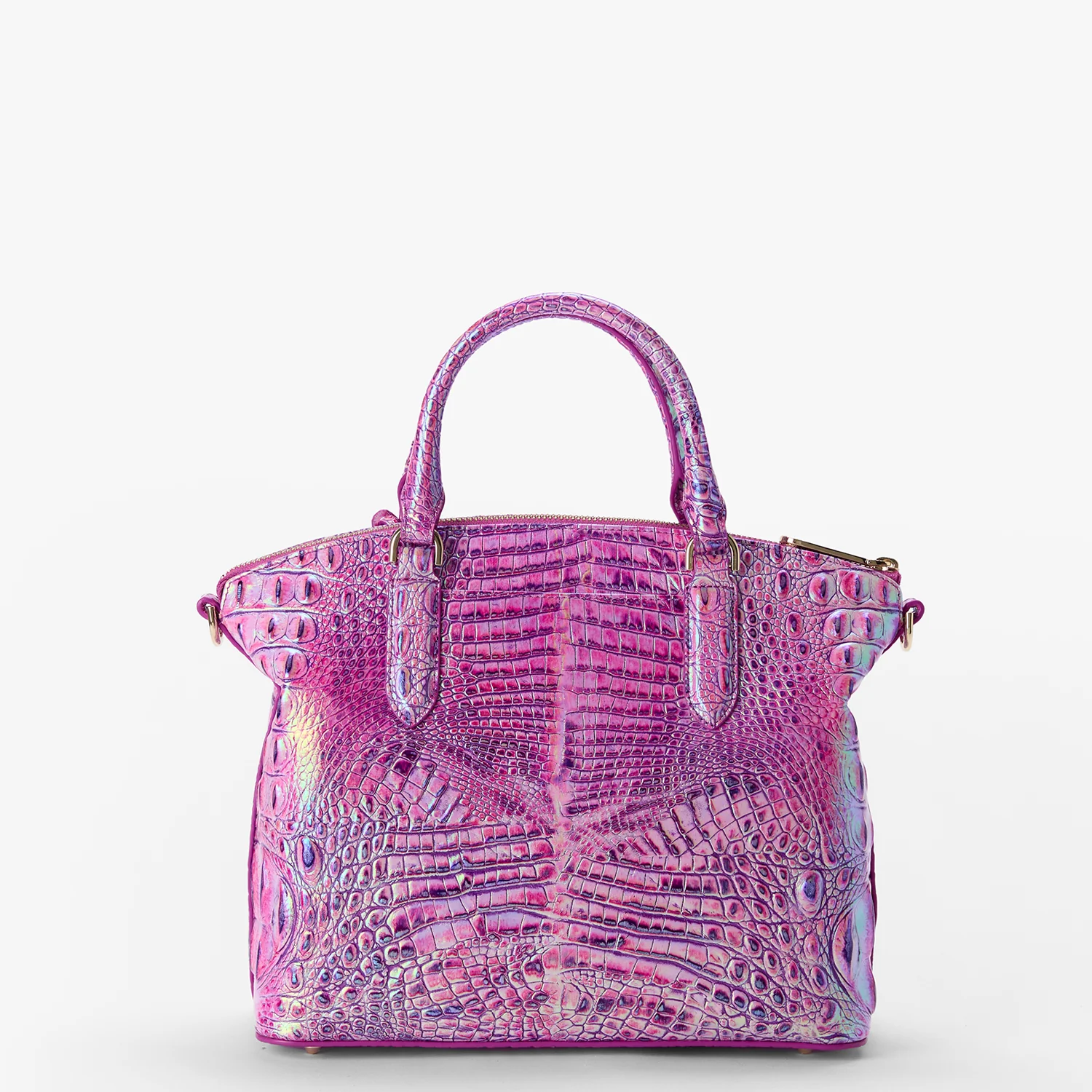 Brahmin Melbourne Collection Duxbury Satchel, Purple Iris