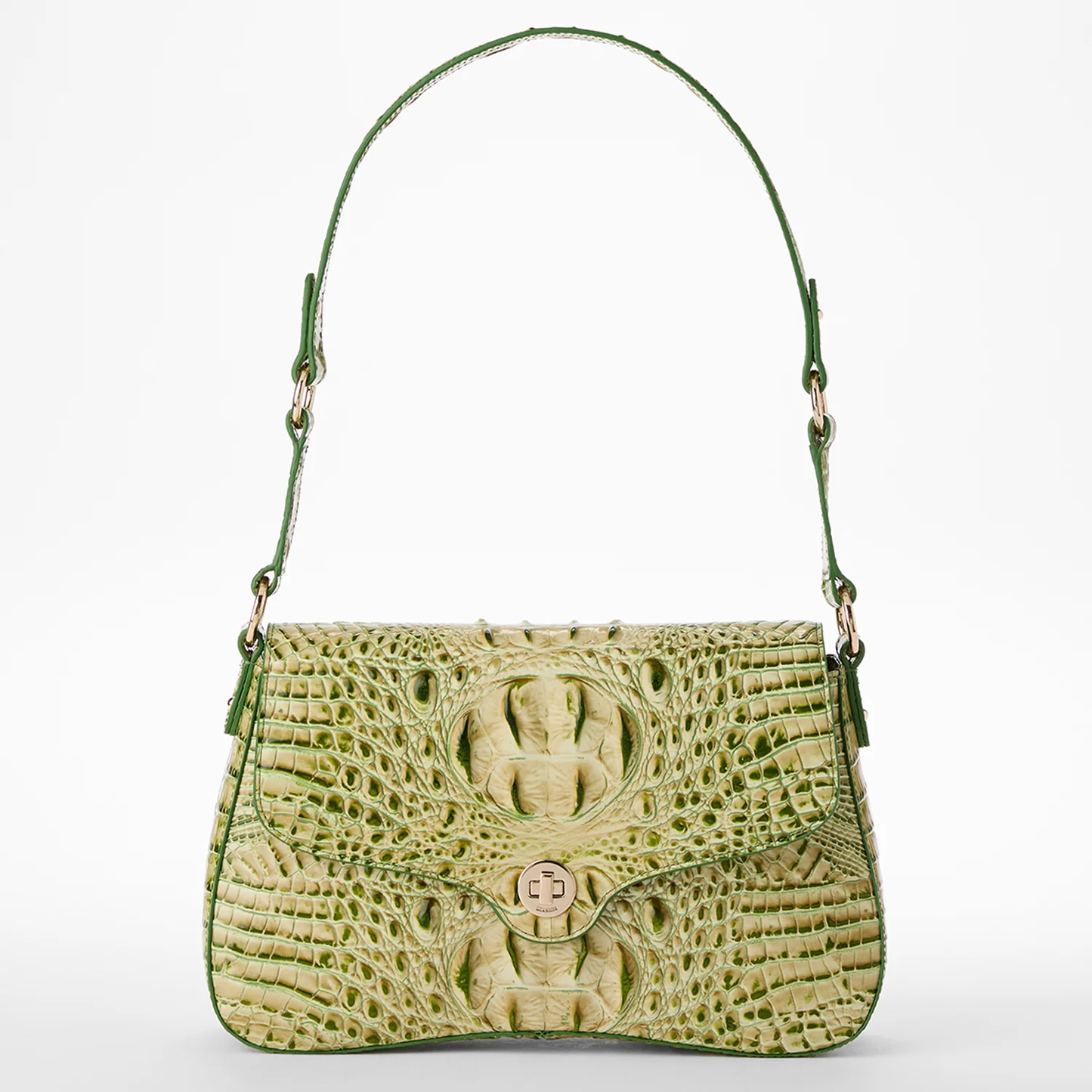 Brahmin Melbourne Collection Neridia Shoulder Bag, Fern