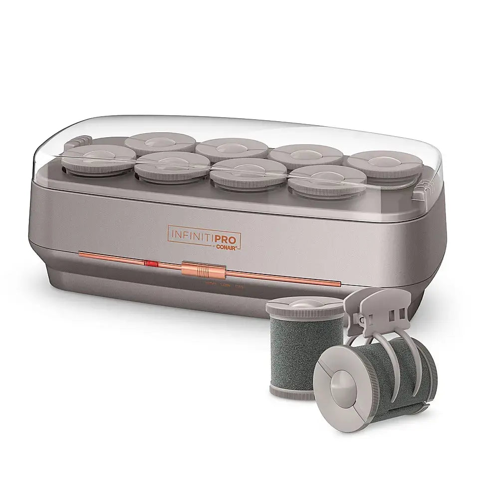 Conair Jumbo Ionic Setter with 8 Ceramic Rollers, Champagne