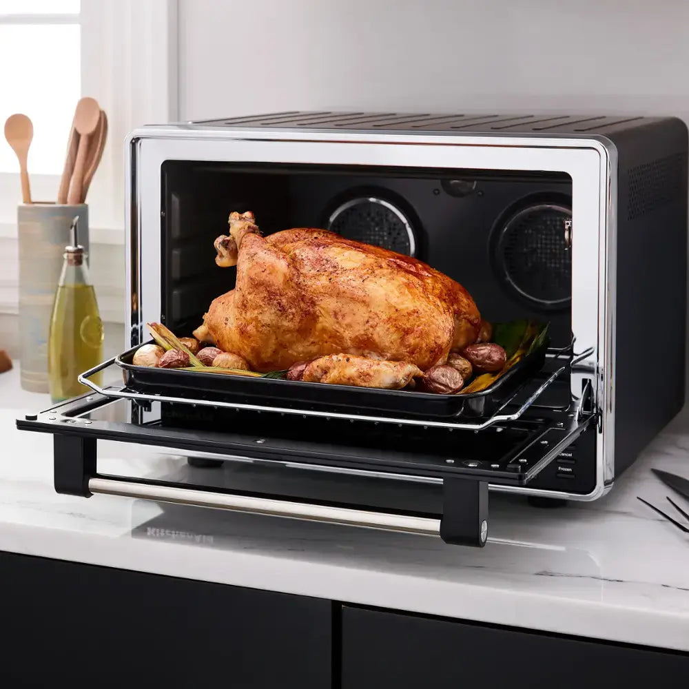 KitchenAid Dual Convection Countertop Oven with Air Fry, Black Matte