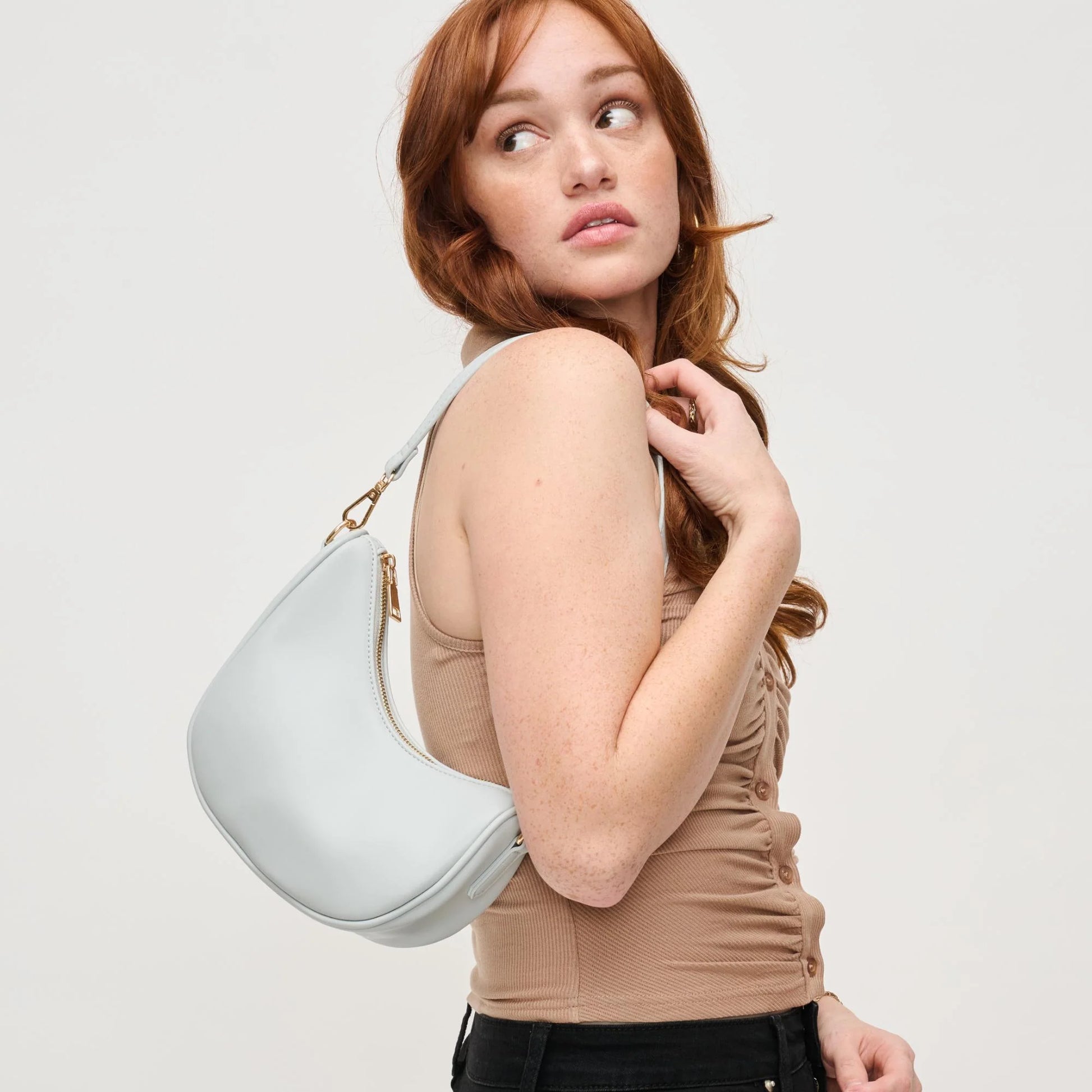 Mila Shoulder Bag, Ice