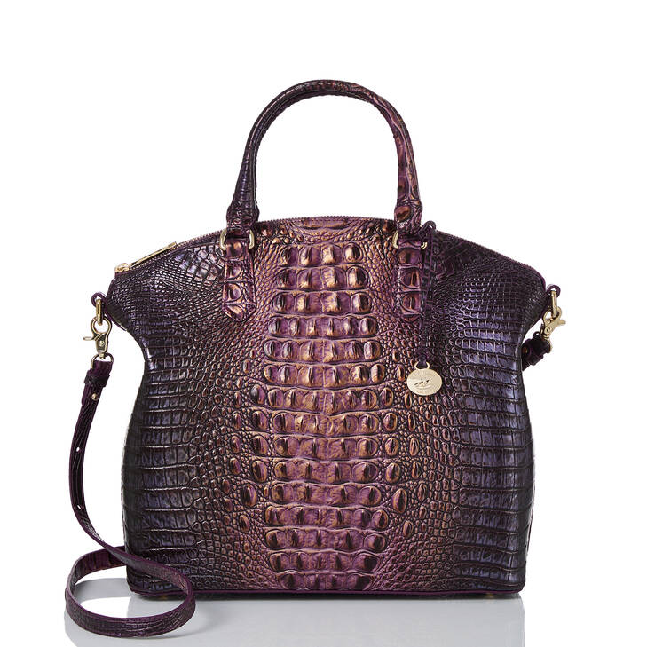 Brahmin Melbourne Collection Duxbury Satchel, Fig Jam