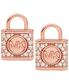 Michael Kors Padlock Earrings