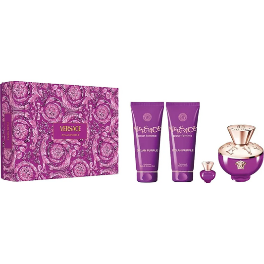 VERSACE - Dylan Purple 4 Piece Gift Set