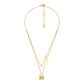 Michael Kors Padlock Multi-Strand Necklace