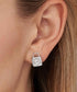 Michael Kors Padlock Earrings, Silver