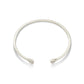 Kendra Scott Grayson White Crystal Cuff Bracelet, Silver