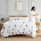 Dreamy Dandelion Duvet Cover Set, White