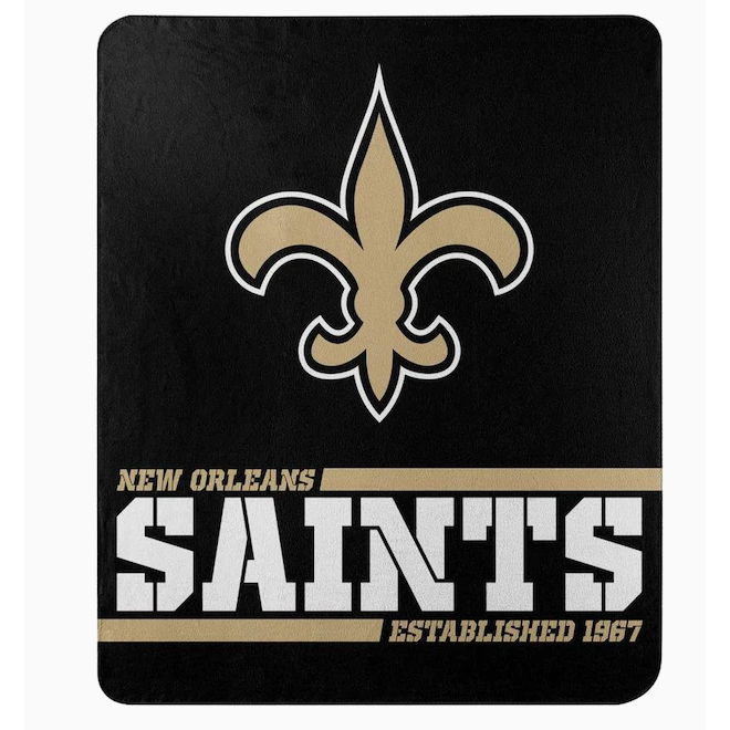 New Orleans Saints-Fleece Throw Blanket