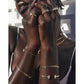 Kendra Scott Grayson White Crystal Cuff Bracelet, Gold