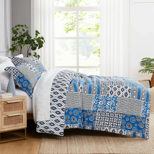 Global Comforter Set, Blue