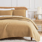 Small Squares Classic Quilt Set, Gold